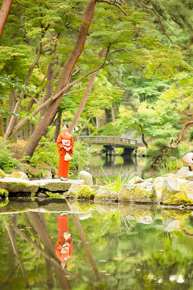 Morioka Castle Site Park Tsurugaike Pond